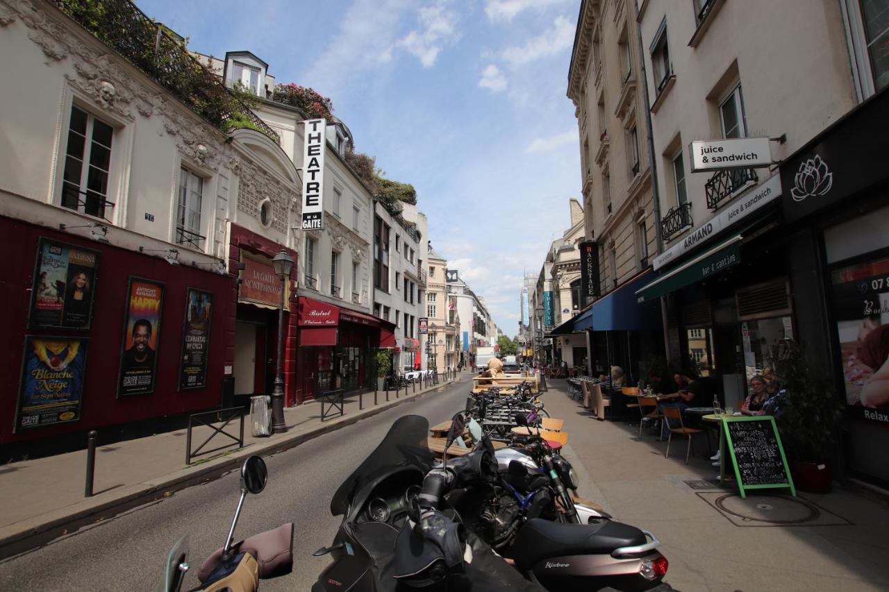 Montparnasse - La Gaite 1Bdr - B'Your Home Paris Eksteriør bilde